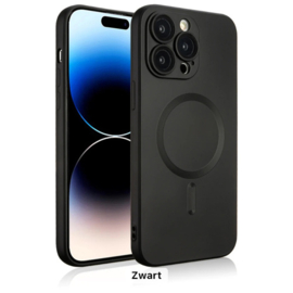 Matte Magnetic Magsafe Case - iPhone 13 Pro Max - Zwart