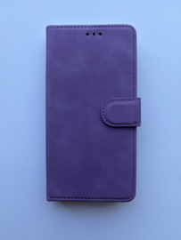 Samsung S24 Ultra Suede High Quality Bookcase Lila