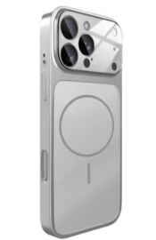 iPhone 17 Pro back cover met camera bescherming grijs