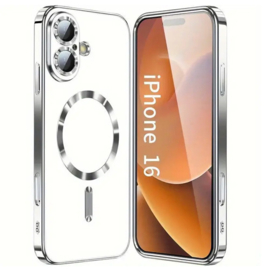 Magnetic Magsafe Lens Protection Case - iPhone 17 - Zilver