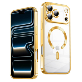 Magnetic Magsafe Lens Protection Case - iPhone 17 Pro - Goud