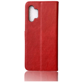Luxe Book Case - Samsung A51 - Rood