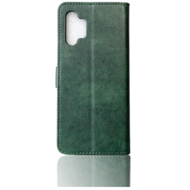 Luxe Book Case - Samsung A06 - Groen