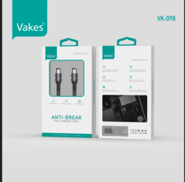 ANTI BREAK Kabel C naar C Type 2m