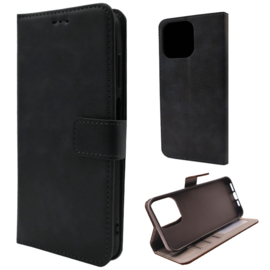 A Quality Book Case - Oppo A57 - Zwart