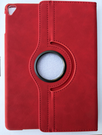 Samsung Tab A9 / A11 Plus - 360 DRAAIBAAR CASE SUEDE - ROOD