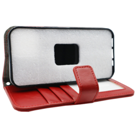 High Quality Book Case Rits - iPhone 12 Pro Max - Rood