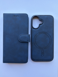 Samsung S26FE Suede High Quality Bookcase Blauw
