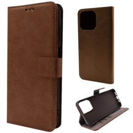 A Quality Book Case - Oppo A57 - Bruin