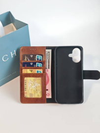 Luxe Book Case - Samsung S21 - Bruin