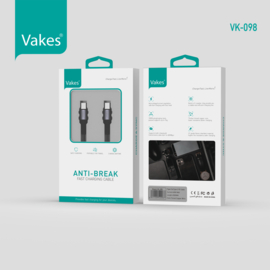 ANTI BREAK Kabel C naar C Type 2m