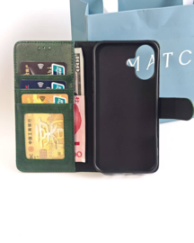 Luxe Book Case - iPhone 17 Air - Groen