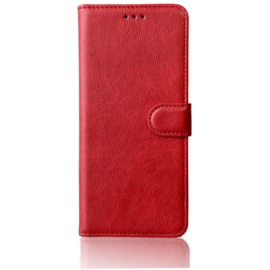 Luxe Book Case - Samsung A06 - Rood