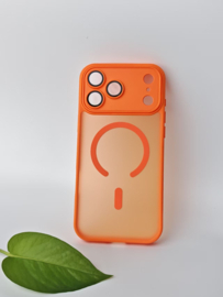 iPhone 17 Pro back cover sterke MagSafe / camera bescherming Oranje
