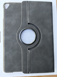 IPAD 10.2 / 10.5 360 DRAAIBAAR CASE SUEDE - ZWART