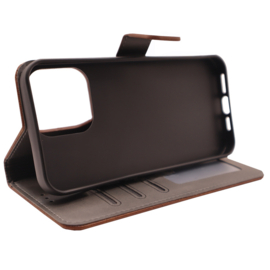 A Quality Book Case - Oppo A57 - Bruin