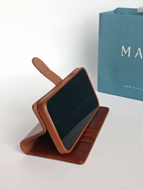 Uitneembare luxe book case 2in1 - Samsung S26 Plus - Bruin