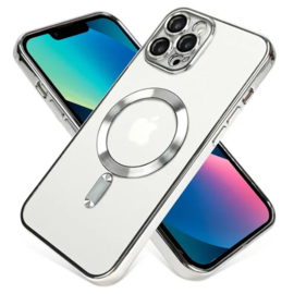 Magnetic Magsafe Lens Protection Case - iPhone 14 - Zilver
