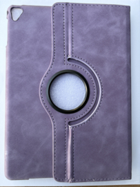 Samsung Tab A9 / A11 Plus - 360 DRAAIBAAR CASE SUEDE - LILA