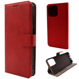 A Quality Book Case - iPhone 15 Pro Max - Rood