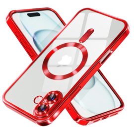 Magnetic Magsafe Lens Protection Case - iPhone 17 - Rood