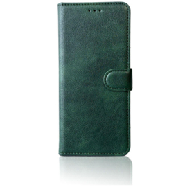 Luxe Book Case - Samsung A06 - Groen
