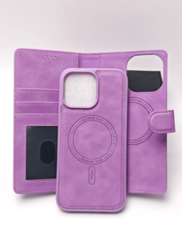 iPhone 17 Pro Suede High Quality Bookcase Lila