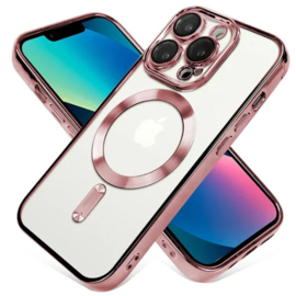 Magnetic Magsafe Lens Protection Case - iPhone 14 - Roze