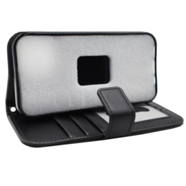 High Quality Book Case Rits - iPhone 14 Pro Max - Zwart