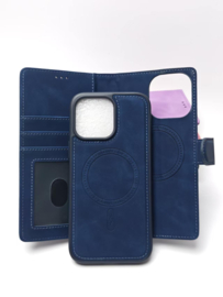 iPhone 17 Pro Suede High Quality Bookcase Blauw