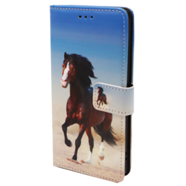 iPhone 11 Book Case Print - Paard