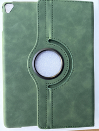 Samsung Tab A9 / A11 Plus - 360 DRAAIBAAR CASE SUEDE - GROEN