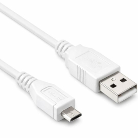 Micro kabel 1m wit