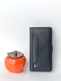 iPhone 17 Pro Boek hoesje met uitschuifbare pasjeshouder zwart