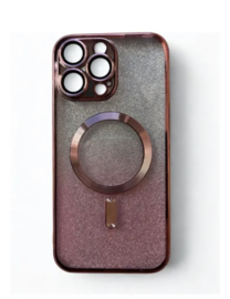 Bordeauxrood Magsafe Gliter Protection Case - iPhone 18 Pro / 17 Pro