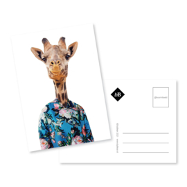 Kunst kaart | Guitige Giraffe | EB