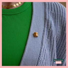 Mona pin (24K gold)