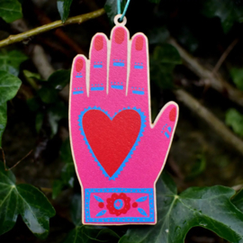 Liefdevolle hand hanger