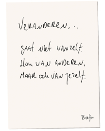 Veranderen | Bartjoo