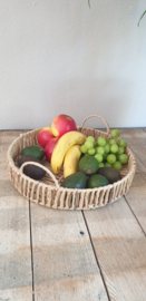 Dienblad/fruitmand van soft rope