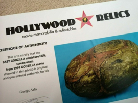 Godzilla Original Screen Used Baby Godzilla Egg Movie Prop