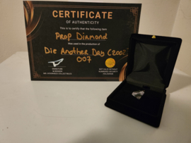 James Bond 007 Die Another Day Original Production Used Prop Diamond Movie Prop