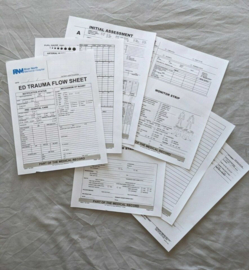 Candyman 1992 Original Screen Used Hospital Papers Movie Prop