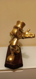 Walt Disney Mickey Mouse Conductor Gold Colour Figurine Statue