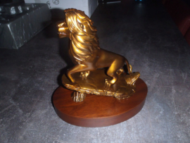 Walt Disney The Lion King Simba 20 Year Employee Bronze Service Award Statue