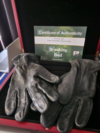 Breaking Bad Original Production Used Walter White Tactical Gloves Movie Prop
