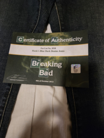 Breaking Bad Original Production Used Hank Blue Dark Denim Jeans Movie Prop
