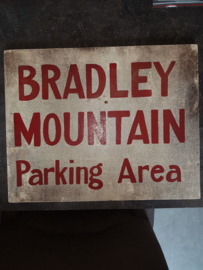 Friday the 13th Jason Voorhees Parking Area Original Production Used Sign Prop