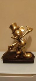 Walt Disney Mickey Mouse Conductor Gold Colour Figurine Statue