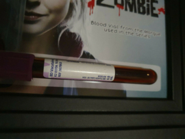 Izombie Original Screen Used Ravi Blood Vial Movie Movie Prop